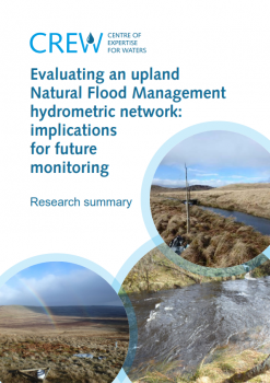 Evaluating an upland NFM hydrometric network. Photo credits: James Hutton Institute