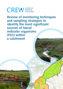 Report cover FIO monitoring and sampling. Photo credit: James Hutton Institute