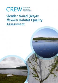 Slender Naiad Habitat Assessment. Cover photographs courtesy of: Iain Gunn, UKCEH Slender Naiad Habitat Assessment. Cover photographs courtesy of: Iain Gunn, UKCEH