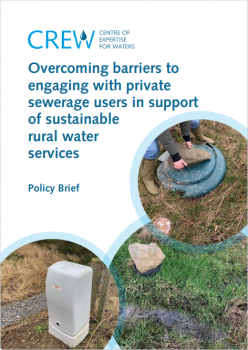 Private sewerage system; Cover photos courtesy of: Rowan Ellis (James Hutton Institute)