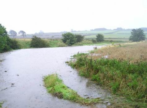 Cover photograph courtesy of: Mark Wilkinson (Belford catchment, Northumberland offline storage  pond in action during a flood)