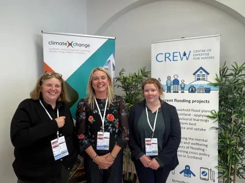 Three CREW Researchers. Photo Credit: Amy Cooper