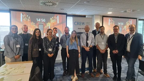 Members of the Assessing Future Socio-Economic Water Demand in Scotland: Drivers and Patterns project team and steering group