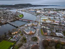 Aerial view, Inverness, Scotland. Photo credit: Posnov. Source: Getty Images