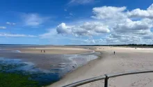 View of a sandy beach. Photo credit: Lisa Avery