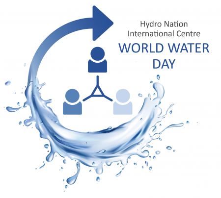 World Water Day 2023 Water splash and people connecting