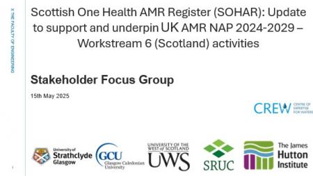 Project title with University of Strathclyde, GCU, UWS, SRUC and JHI logos. Project title with University of Strathclyde, GCU, UWS, SRUC and JHI logos.