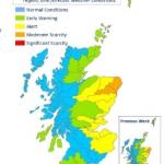 SEPA Water Scarcity Map - July 16th 2020