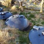 Private water supply plastic water tanks