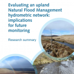 Evaluating an upland NFM hydrometric network