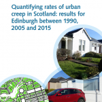 Urban creep in Edinburgh Paved over garden and map
