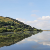 Loch water reflection - Photo credit: Sarah Halliday