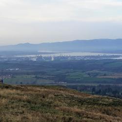 Hill with industrial scene in background - Photo credit: Irene Fortune
