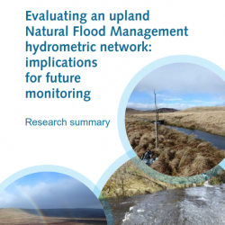 Evaluating an upland NFM hydrometric network. Photo credits: James Hutton Institute