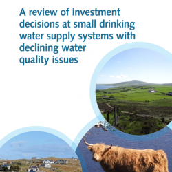 Investment decisions at small drinking water supply systems. Cover photographs courtesy of: Urban Water Technology Centre, Abertay University, James Hutton Institute