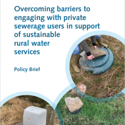 Private sewerage system; Cover photos courtesy of: Rowan Ellis (James Hutton Institute)