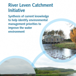 Report front cover photos of River Leven 