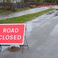 Road closed due to flooding - Photo Credit: Mark Wilkinson