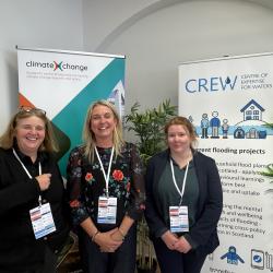 Three CREW Researchers. Photo Credit: Amy Cooper