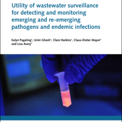 Utility of wastewater surveillance for detecting and monitoring emerging and re-emerging pathogens and endemic infections. Sampling vile in a gloved hand. Phot credit: James Hutton Institute