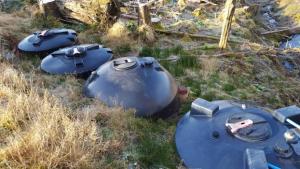 Private water supply plastic water tanks
